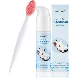 image:imageCat Chin Acne Care Kit  Gently Removes Cat Chin Blackheads Equipped with Cleansing Brush CrueltyFree Nurtures Cats Chin Softness and Freshness 101 fl oz