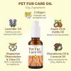 image:imagePet Fur Care Oil  Detangles Reduces Shedding  Adds Shine with Collagen amp Natural Oils  Leavein Conditioner for Dogs amp Cats  101 fl oz