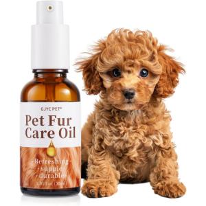 image:imagePet Fur Care Oil  Detangles Reduces Shedding  Adds Shine with Collagen amp Natural Oils  Leavein Conditioner for Dogs amp Cats  101 fl oz