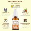 image:imagePet Fur Care Oil  Tangle Remover Shiny amp Silky Coat Soothing Skin Protection with Collagen and Natural Oils  Leavein Formula for Dogs and Cats  101 fl ozLight Floral