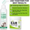 image:imageDog Ear Wipes  Cat Dog Ear Cleaner Puppy Ear Wipes Wash Cleaner for Dogs Cats  100 Wipes for Dog Cat Ear Cleaning Remove Ear Wax Dirt Debris for Dogs Cats Ear Infection Treatment WipesMedium