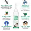 image:imageEar Cleaner for Dogs and Cats with Flexible Long Tube Ear Infection Treatment Deep Canal Solution for Ear Mites Infections Itch Wax amp Smell Safe Aloe Vera Formula 4 oz120ml4floz