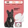 image:imageNatural Wrinkle Wipes for Dogs 120 Count Hypoallergenic Dog Wipes Wrinkle Wipes French Bulldog Cleaning amp Deodorizing Dog Wipes for Grooming Faces Paws amp Butts