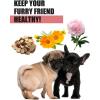 image:imageNatural Wrinkle Wipes for Dogs 120 Count Hypoallergenic Dog Wipes Wrinkle Wipes French Bulldog Cleaning amp Deodorizing Dog Wipes for Grooming Faces Paws amp Butts