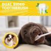 image:imageDog Oral Care Kit  Contains Dog Toothpaste DualHeaded Toothbrush Silicone Finger Brush  14 fl oz Fresh Breath Healthy Gums
