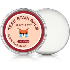 image:imagePet Tear Stain Remover Balm  1 oz 30g Natural PlantBased Eye Care for Dogs and Cats  Gently Cleanses and Restores Sparkling Eyes1 oz 2