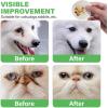 image:image120pcs Eyes Wipes for Dogs amp Cats VetRecommended Tear Stain Remover Hypoallergenic Removes Discharge Debris Crust No Added Fragrance with Aloe amp Coconut Oil Puppy Essentials Dog Accessories120ct