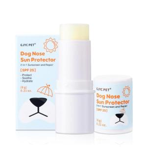image:imageDog Nose Sunscreen Balm SPF 25  Natural LickSafe Sun Protection with Shea Butter amp Sea Buckthorn  Moisturizes amp Shields Sensitive Noses  FragranceFree1 Count Pack of 1