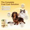 image:imagePet Coat Care Oil Coconut amp Jojoba Infusion  Nourishing Serum to Reduce Stubborn Knots UV Heat Shield AntiStatic Lipid Repair for Dry Damaged Fur LickSafe Treatment Dogs Cats 169 fl ozTropical Coconut
